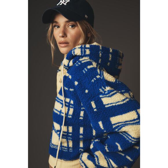 Anthropologie Sherpa Fleece Hoodie - New XL - Picture 1 of 5